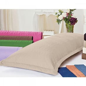 Fronha Para Travesseiro de Corpo Matelado  Palha