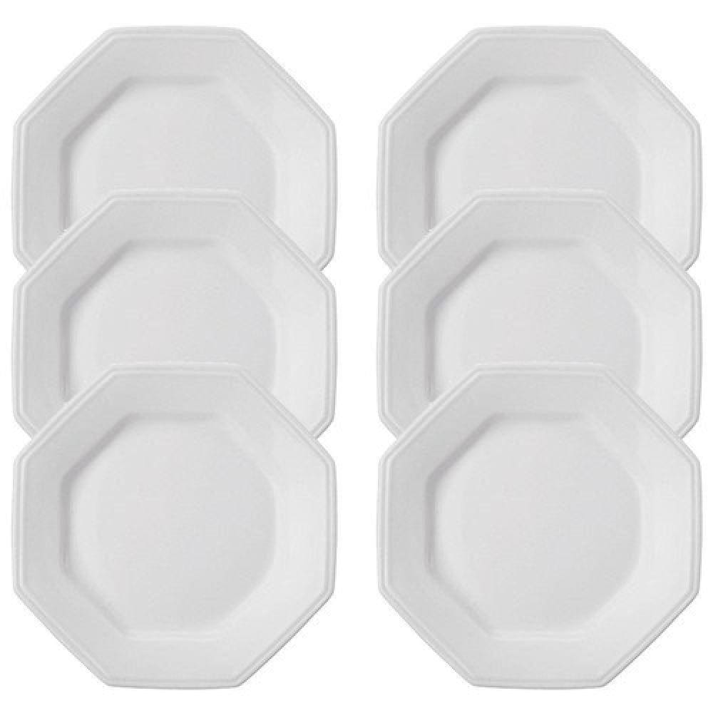Conjunto de 6 Pratos de Sobremesa Prisma Schmidt