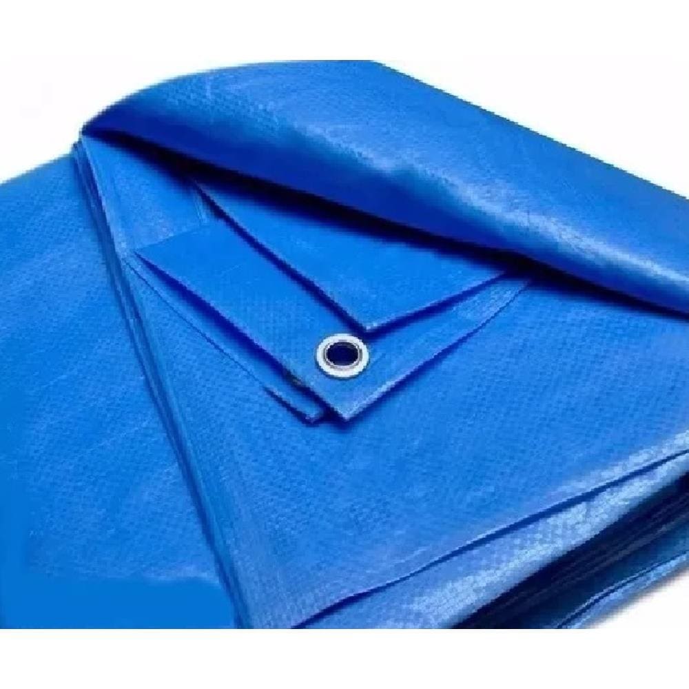 Lona 4x4 Impermeável Plastico Encerado Azul Multiuso