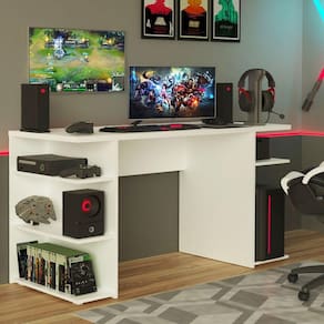 Mesa para Computador Gamer 9409 Madesa - Branco
