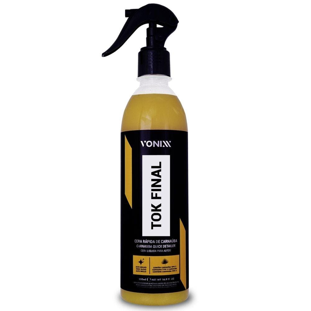 Cera Carnaúba de Manutenção Spray 500ml Tok Final Vonixx