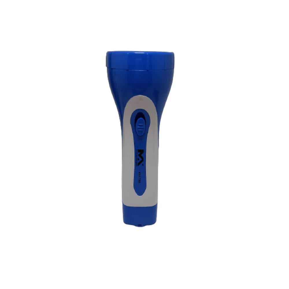 Lanterna Recarregável 9 Leds MAX-7988 (Azul, Vermelha, Laranja)