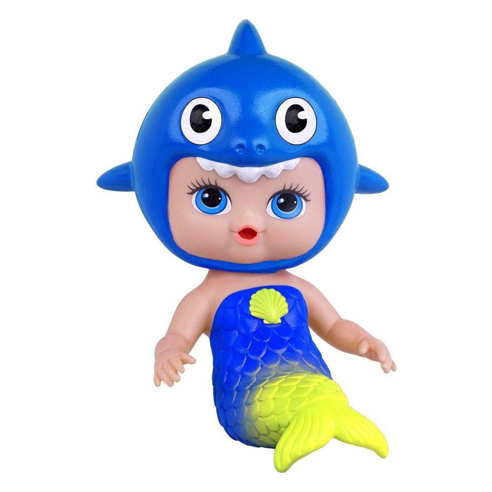 Boneca Bebe Acqua Toys Tubaraozinho - Azul - 477 SUPER TOYS