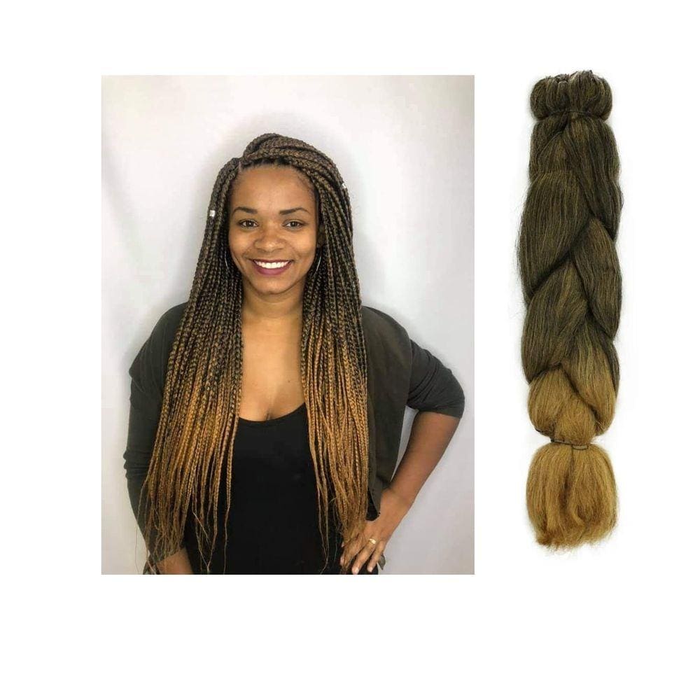 Jumbão Cabelo Jumbo Hiperx 400 Gramas Box Braids Trança