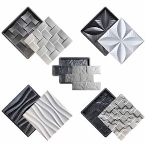 Kit 5 Formas 3D Gesso e Cimento ABS