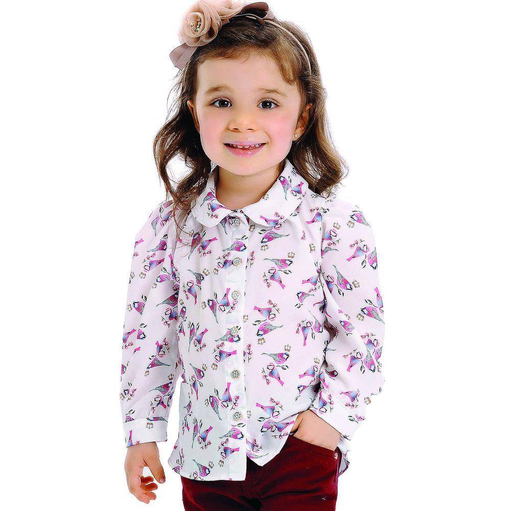 camisa de seda florida