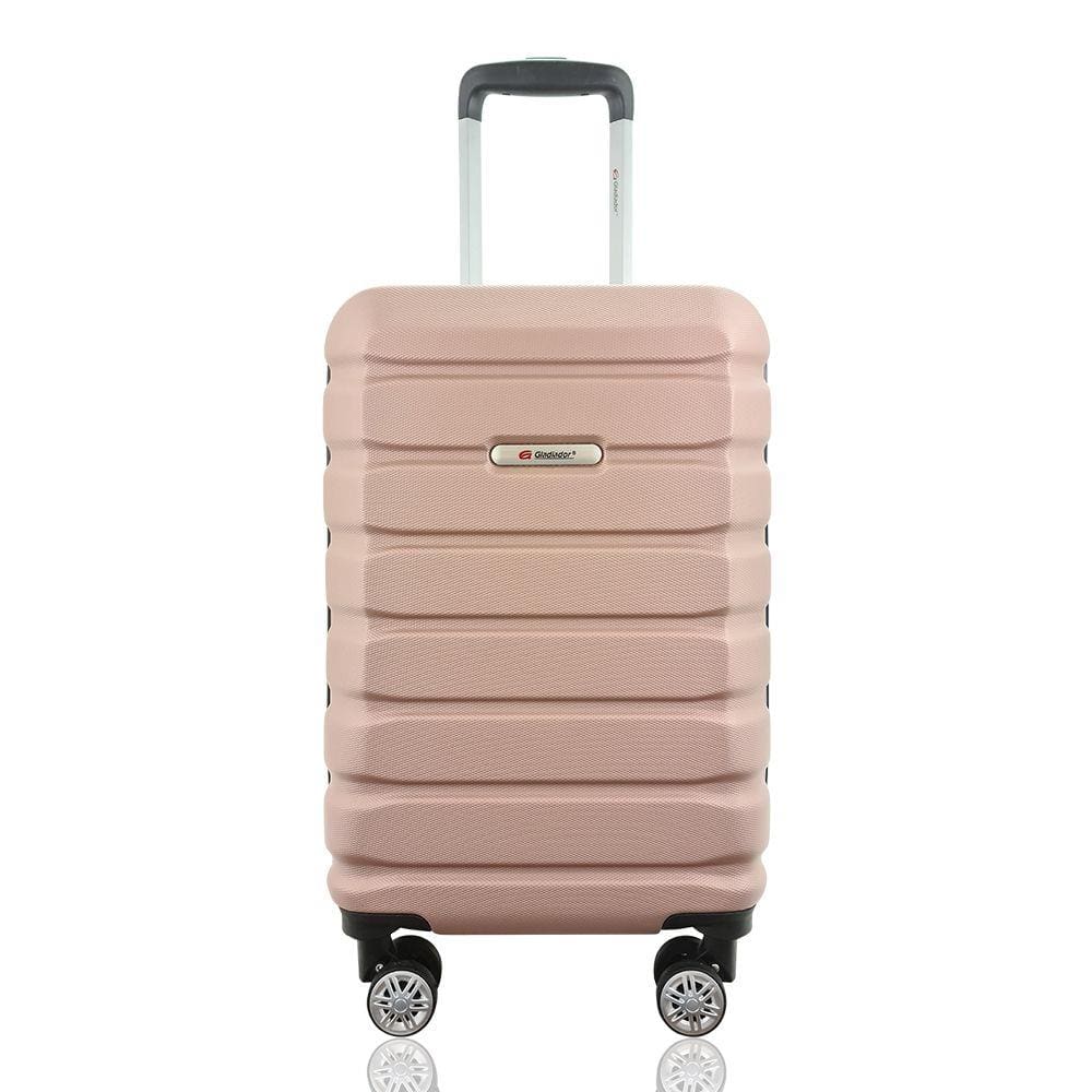 Mala Rígida De Fibra 360° Tamanho Pequena - Gladiador - B3MB - Rose Gold