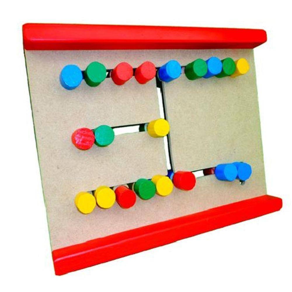 Passa Cores De Madeira Pedagógico