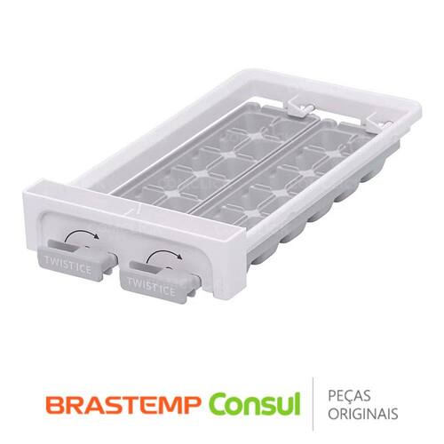 Forma de Gelo Smat Twist Ice W11109236 Refrigerador Brastemp BRM53HB BRM53HK BRM54HB BRM54HK Menor preço em Forma de Gelo Smat Twist Ice W11109236 Refrigerador Brastemp BRM53HB BRM53HK BRM54HB BRM54HK