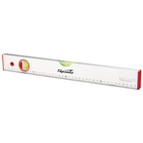 Nivel De Aluminio 14" 350 Mm 2 Bolhas Escala Graduada Sparta 3510355