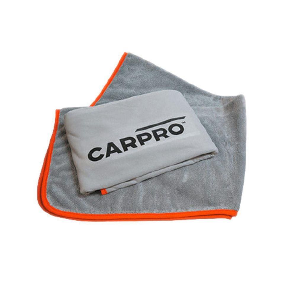 Dhydrate Toalha De Secagem 2Face Cinza Com Borda Laranja