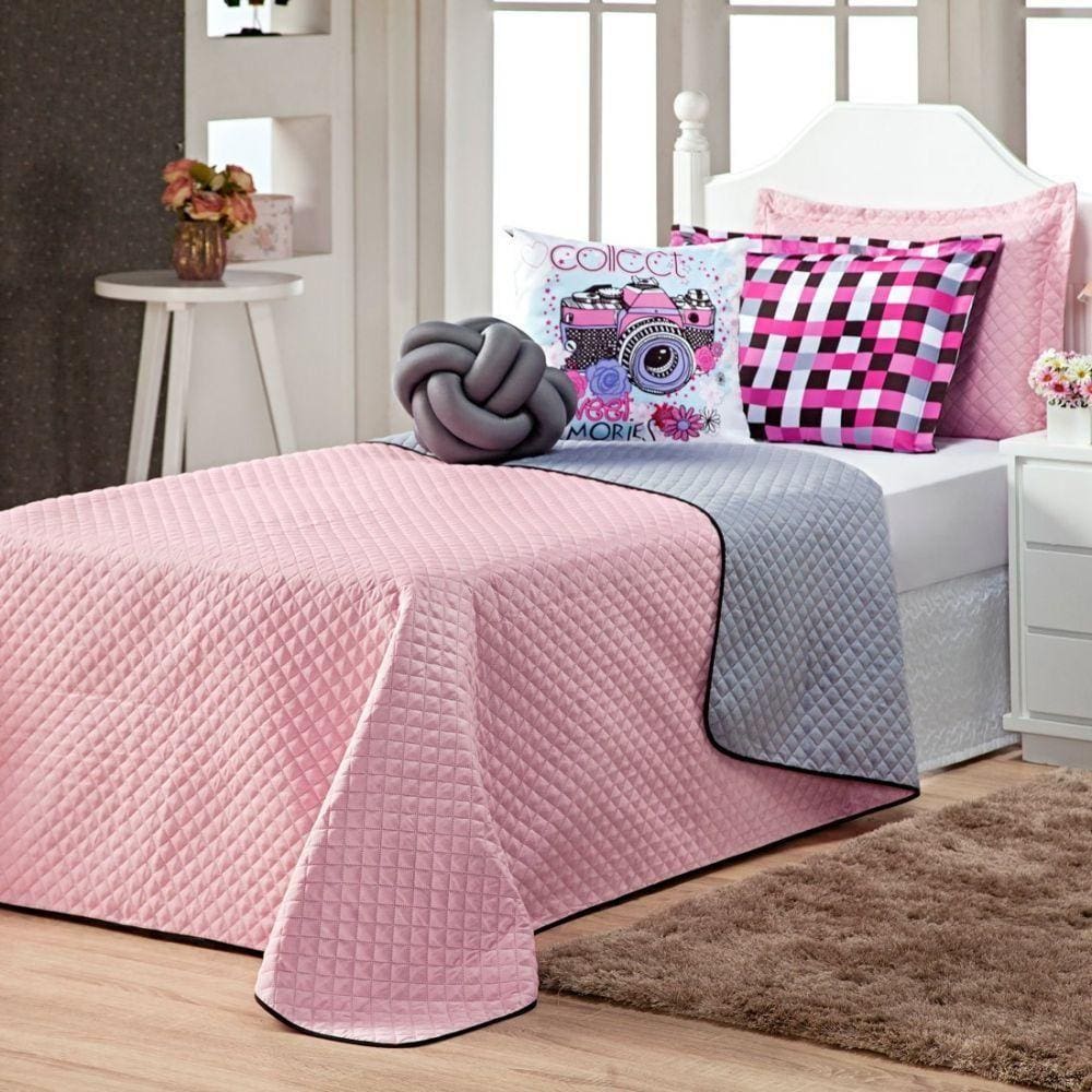 Cobre Leito Memories Almofadas 05 Peças