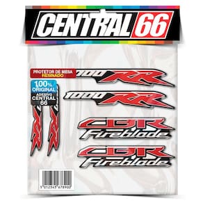 Kit Adesivos CBR Fireblade - Vermelho #Carlos