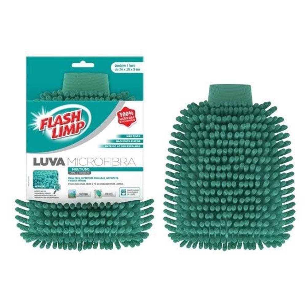 Luva De Microfibra Flashlimp