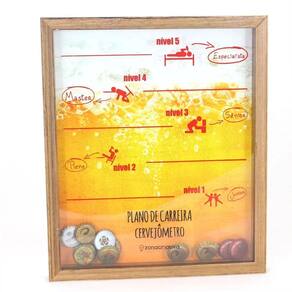 Quadro Coleção de Tampas Plano de Carreira ZC 10080582