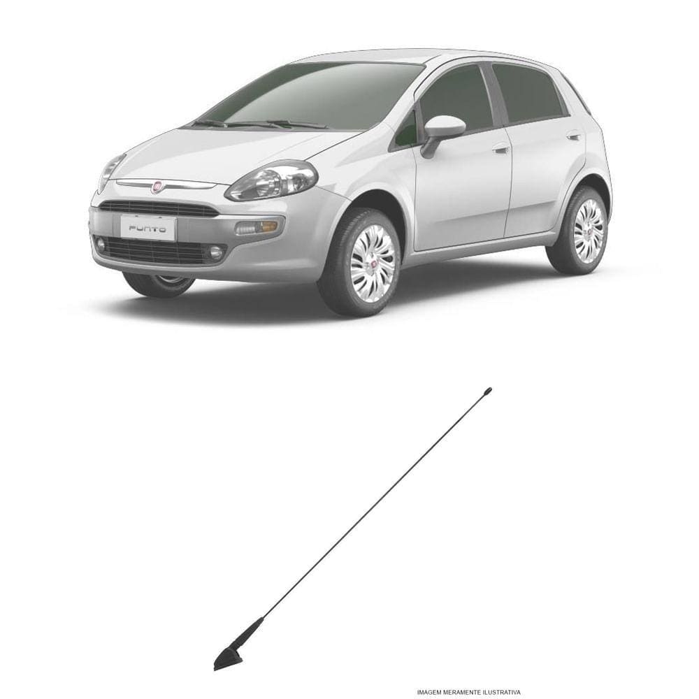 Antena Teto Traseira New Flex Olimpus Fiat Palio Bravo Punto