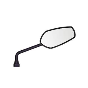 Retrovisor GVS 3934 GTX Par Preto Lente Prata C/ Base Preta
