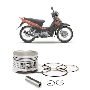 Jogo Anel Pistão Metal Leve DA.9198.25 Yamaha Crypton 105
