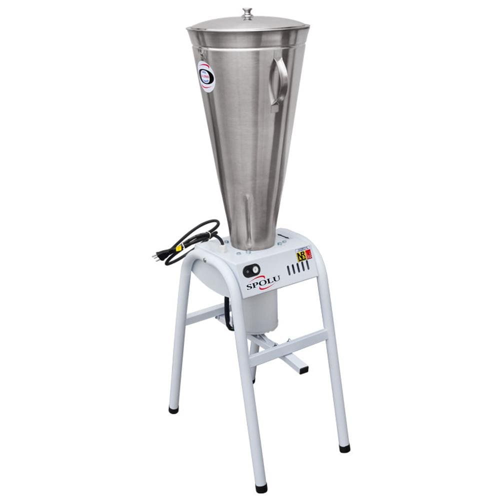 Triturador De Alimentos Liquidificador Basculante 25 Litros Baixa Rotação 1900W Spolu