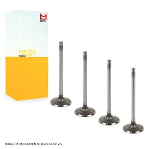 Kit 4 Válvula Escape Metal Leve XTZ / Factor YBR 125 K E ED