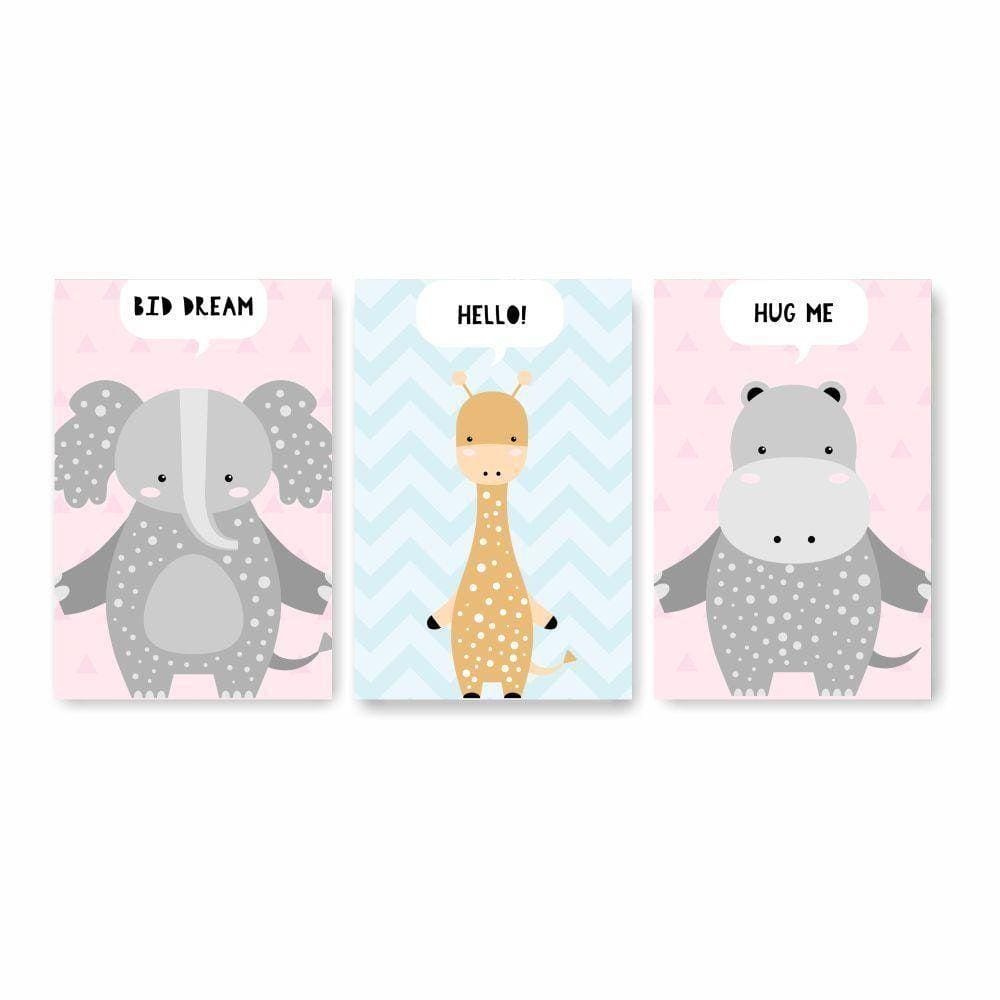 Quadro Decorativo 3 Peças Big Dream