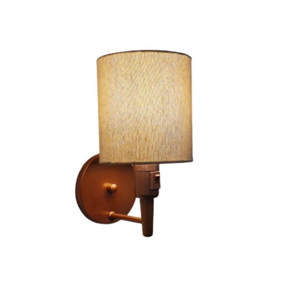 Arandela Cilíndrica Cobre Liga Desliga Cúpula Palha Bivolt