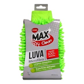 Luva Microfibra Chenille 100% Poliéster Multiuso - Clink