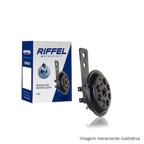 Buzina Riffel 88000 Universal Motocicletas 125cc 150cc 12V