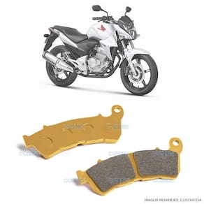 Pastilha Traseira Ceramica Cobreq Honda CB 300R 2010-
