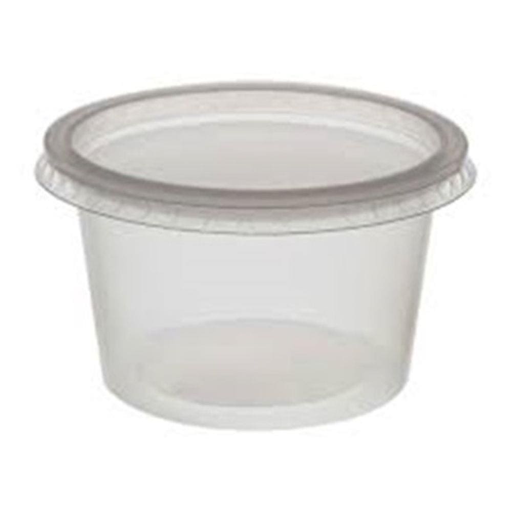 Pote Redondo Com Tampa 250ml Pacote Com 24 Prafesta