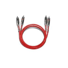 Cabo Automot. Som Rca 1m Stetsom Conector Lev. Banhado Ouro