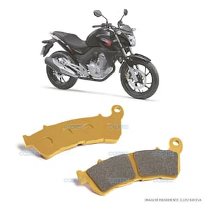 Pastilha Dianteira Ceramica Cobreq Honda CB Twister 2015-