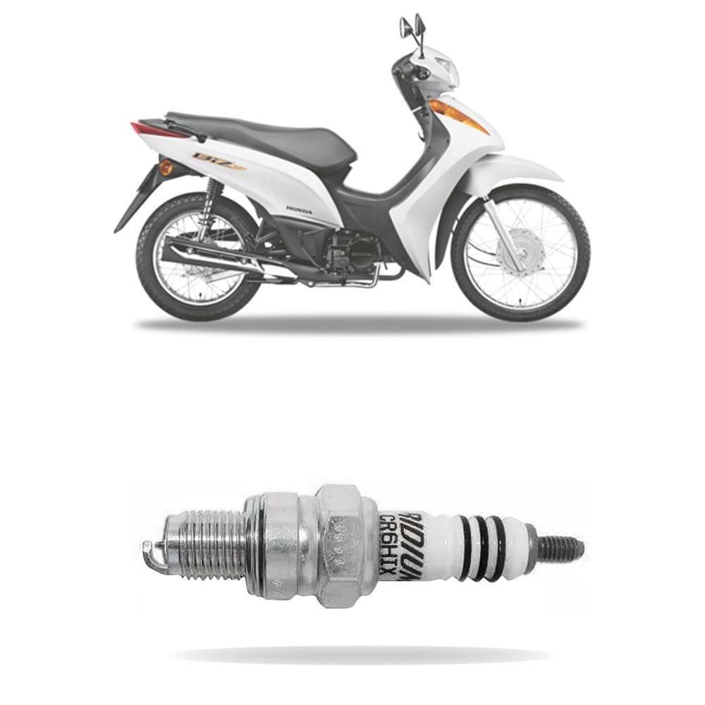 Vela Ignição NGK Iridium CR6HIX Honda Biz 100 ES 2013-2014