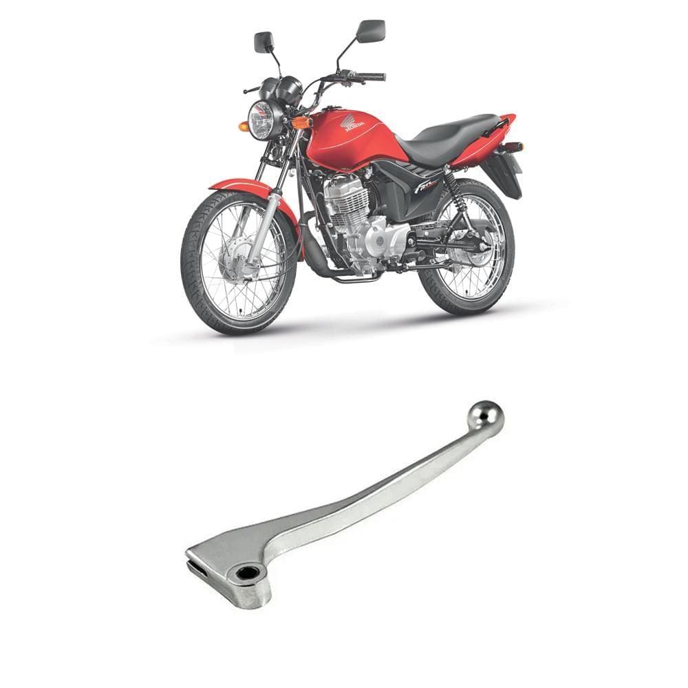 Manete de Freio Longo Polido Cometa Honda CG 125 Fan 2014