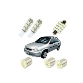Kit Lâmpadas Led Corsa Classic Sedan Hatch Wind 1995 À 2010