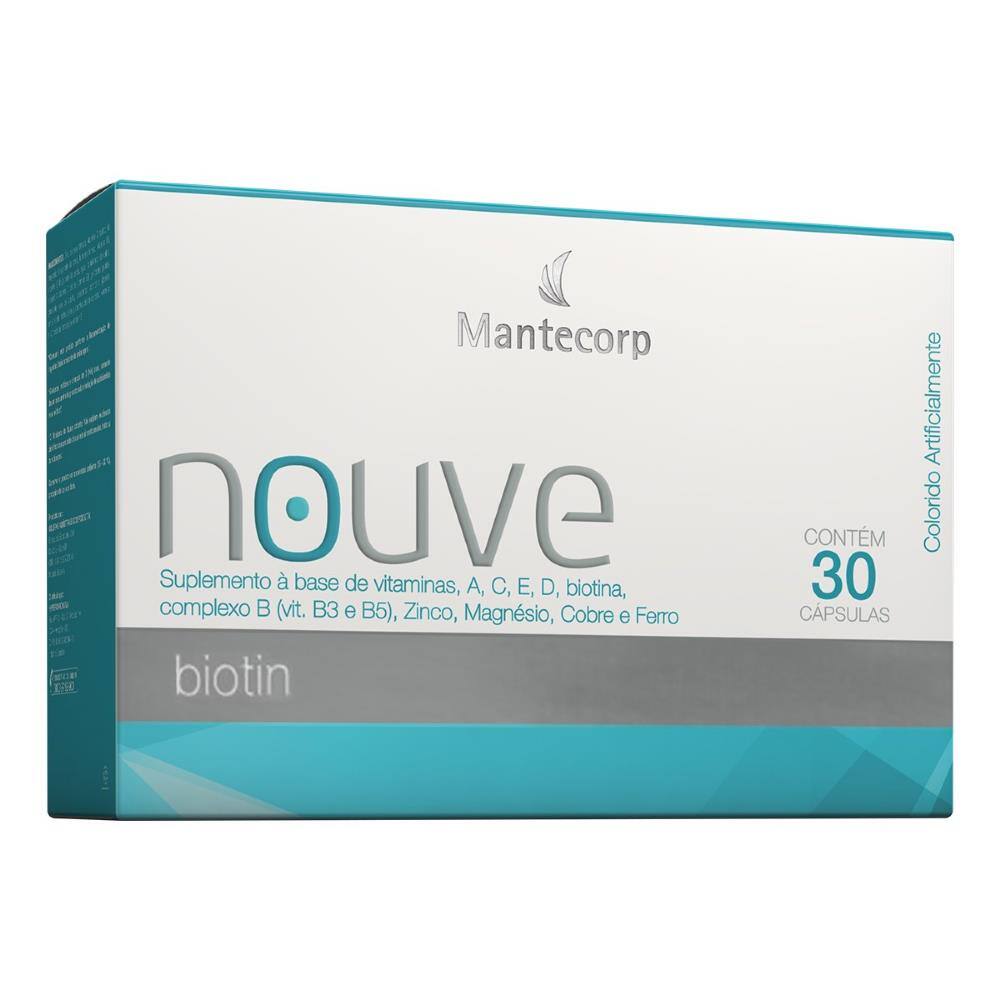 Nouve Biotin Mantecorp 30 Cápsulas