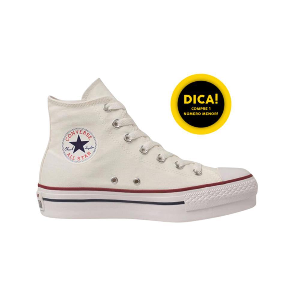 Coleções - All Star - Feminino - Cor: Off White - Tamanho 37