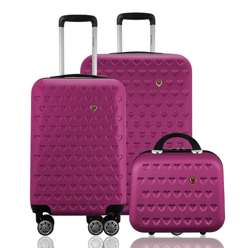 Kit Conjunto 2 Malas Rígidas 360° com Frasqueira - Gladiador C1PM