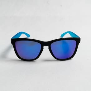 Óculos Yopp - Preto E Azul E Lente Azul - Fusca Azul