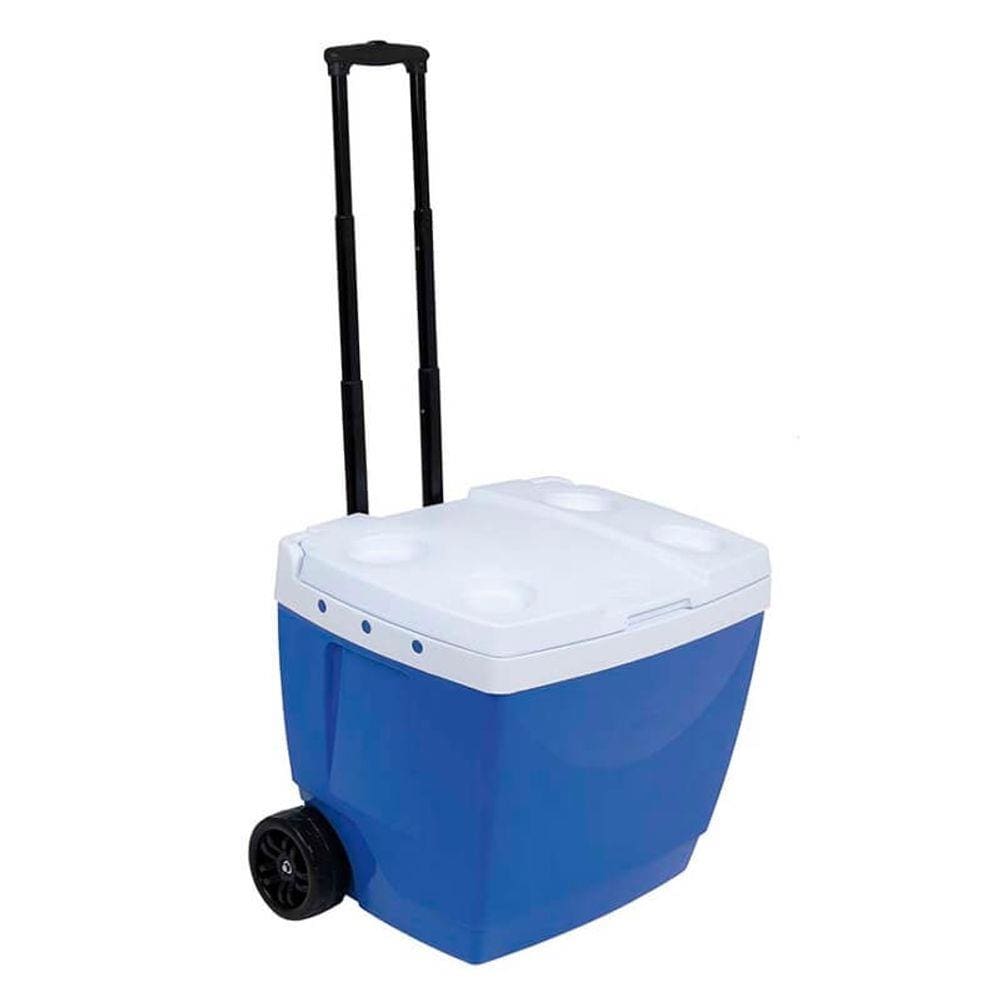 Caixa Termica 42 Litros com Roda Azul Mor