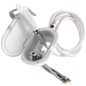 Ducha De Popa Com Suporte Em Abs Uv Gatilho E Ducha 4Mts