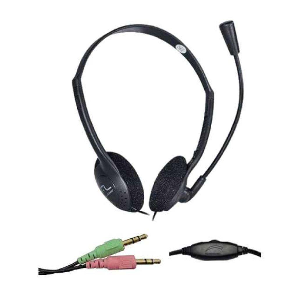 Fone com microfone no pc | Casas Bahia