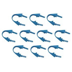 Kit Topfusion Com 20 Peças - Suporte Fixo Azul Ppr Para Ar Comprimido Diâmetro 32mm