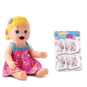 Boneca My Little Collection Primeira Papinha (Loira) - Divertoys