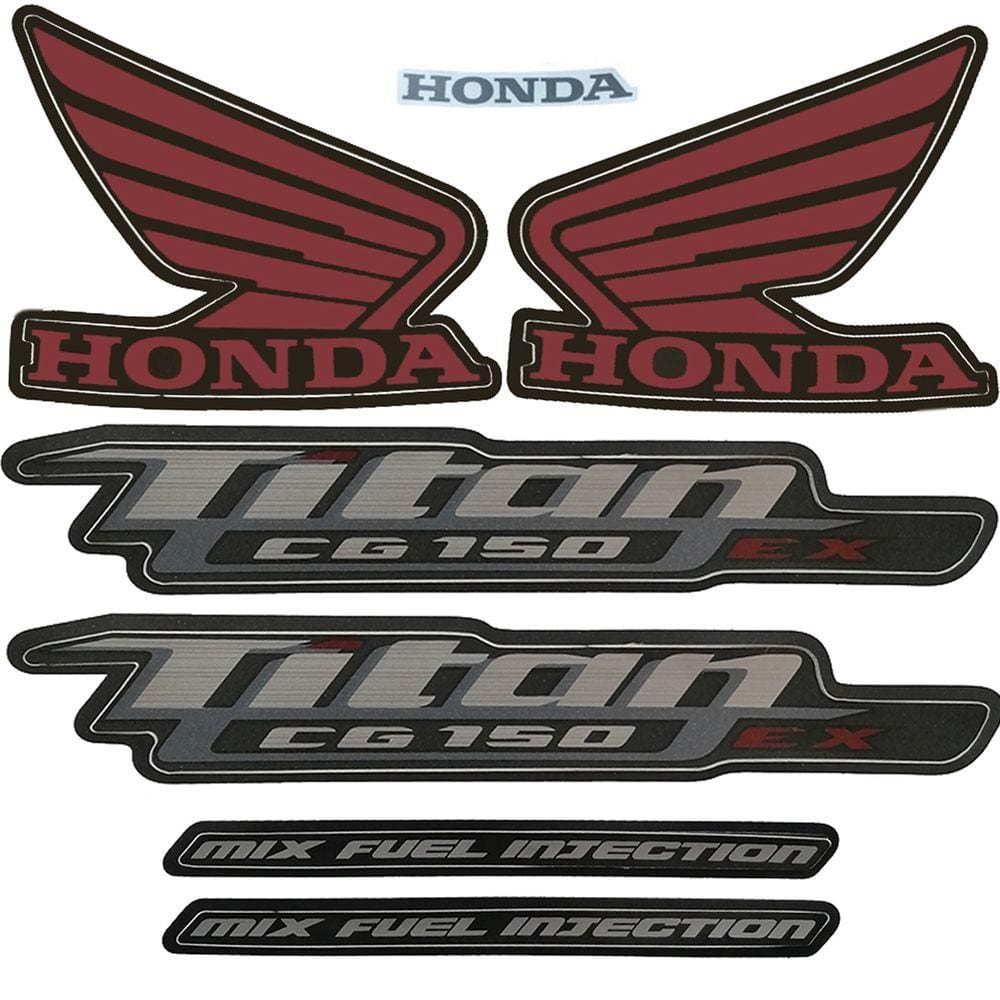 Kit Adesivos Titan 150 2012 ESD EX Preta