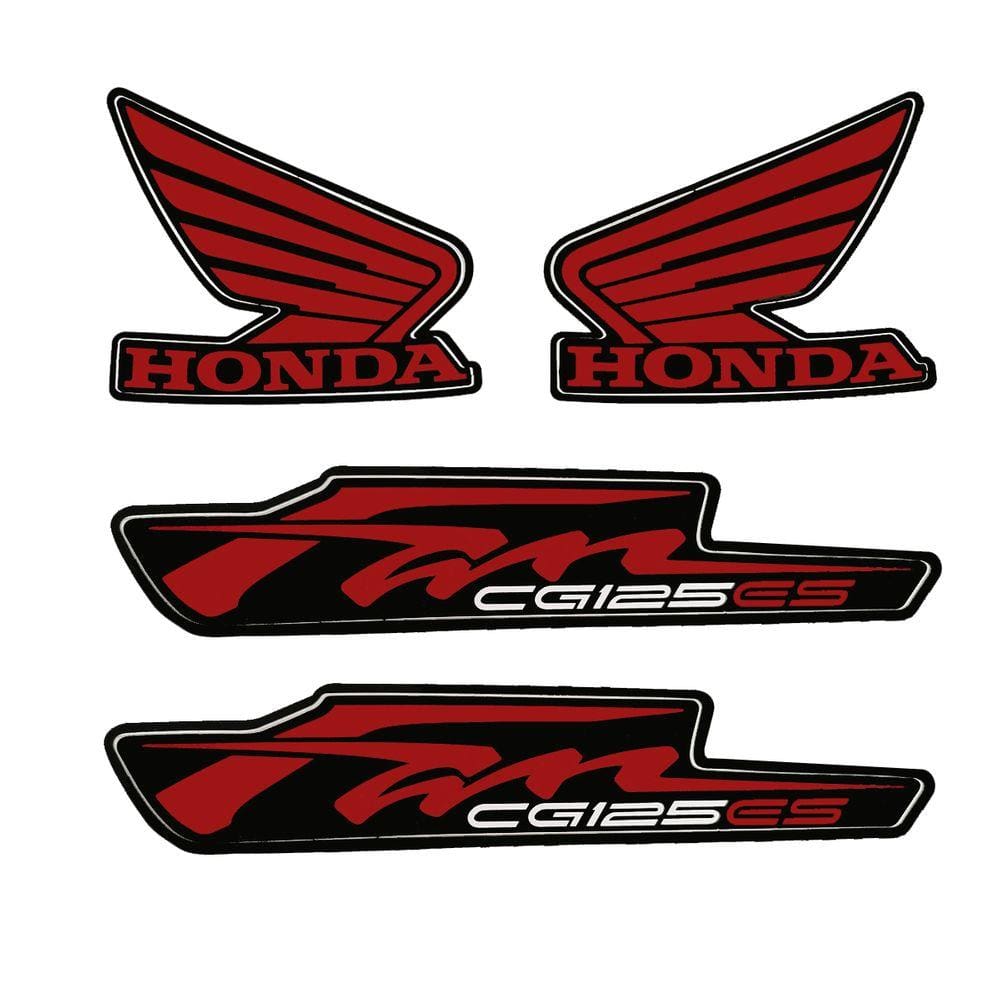 Kit Adesivos Fan 125 ES 2012 Preta ou Roxa