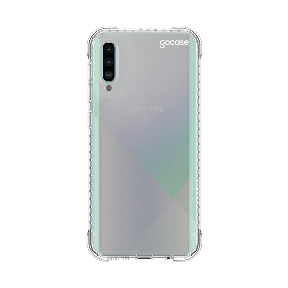 Capa Capinha Gocase Galaxy A32 A72 A51 A71 A31 A50 - Clear Logo White |  Casas Bahia