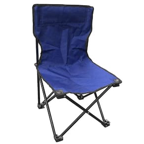 Cadeira Dobrável Articulada Pesca Camping 120 Kg Azul