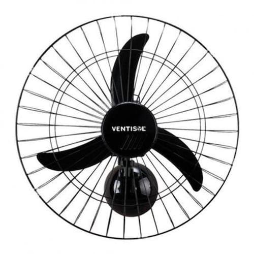 imagem-Ventilador Oscilante De Parede Ventisol 50Cm New Preto Aco Preto 127V Premium - 110V