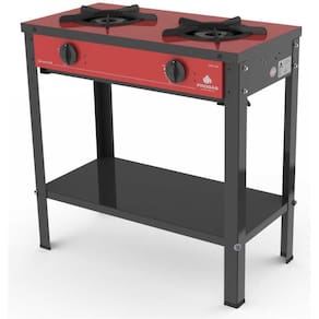 Fogão Industrial a Gás 2 Bocas Gourmet Vermelho PRGE-200 - Progás